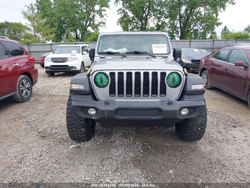 2019 Jeep Wrangler Unlimited Sport VIN: 1C4HJXDG5KW633710 Lot: 39383335