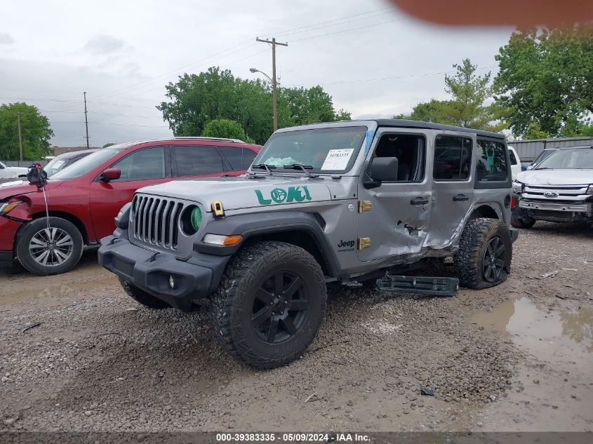 2019 Jeep Wrangler Unlimited Sport VIN: 1C4HJXDG5KW633710 Lot: 39383335