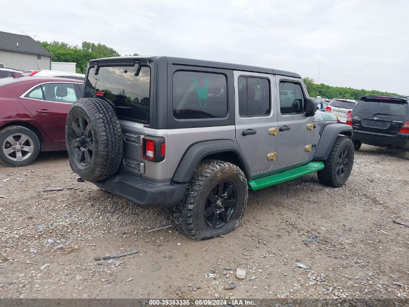 2019 Jeep Wrangler Unlimited Sport VIN: 1C4HJXDG5KW633710 Lot: 39383335