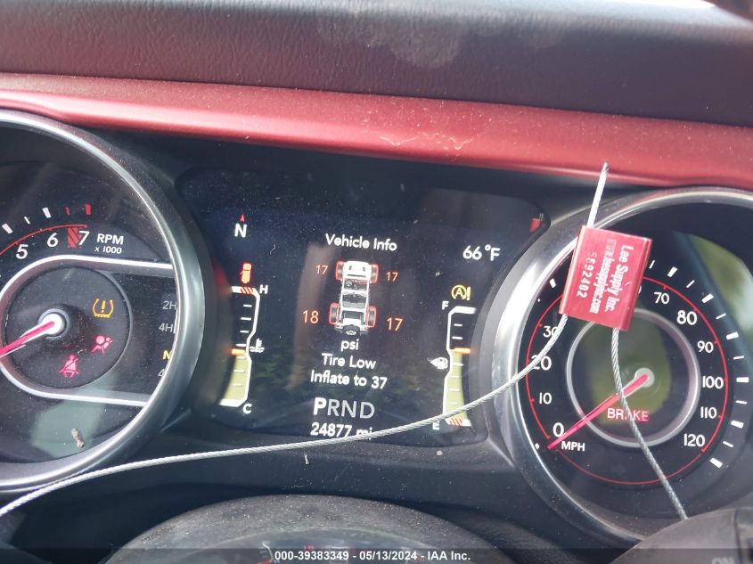 2020 Jeep Wrangler Rubicon 4X4 VIN: 1C4HJXCG3LW110012 Lot: 39383349