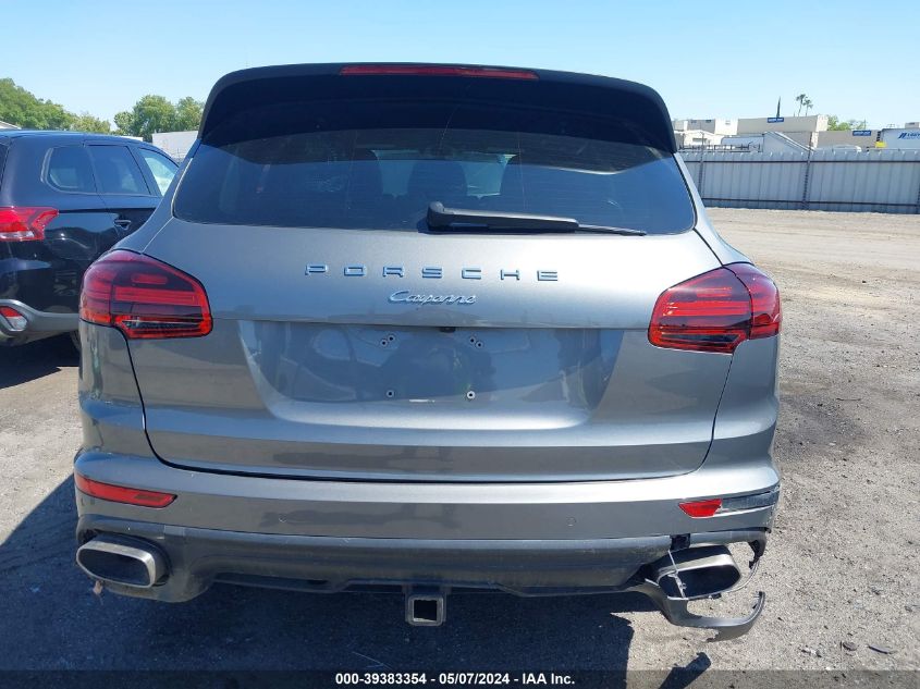 2016 Porsche Cayenne Diesel VIN: WP1AF2A20GKA42762 Lot: 39383354