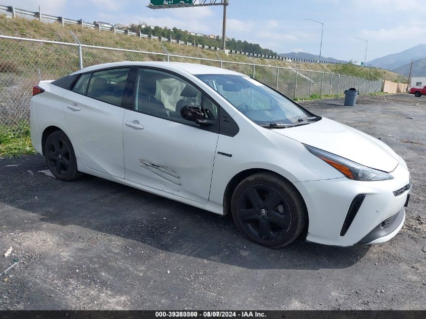 2021 Toyota Prius 2020 Edition VIN: JTDKAMFU6M3129047 Lot: 39383360