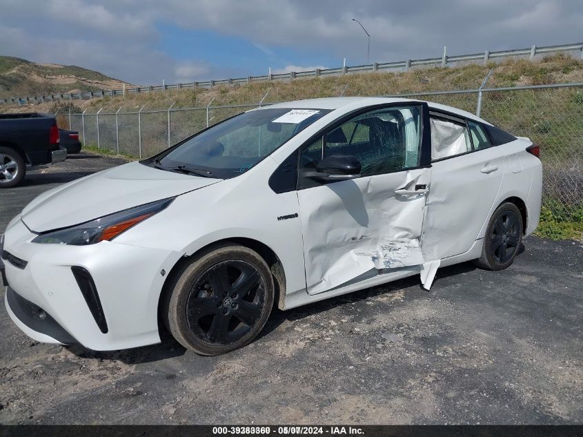 2021 Toyota Prius 2020 Edition VIN: JTDKAMFU6M3129047 Lot: 39383360