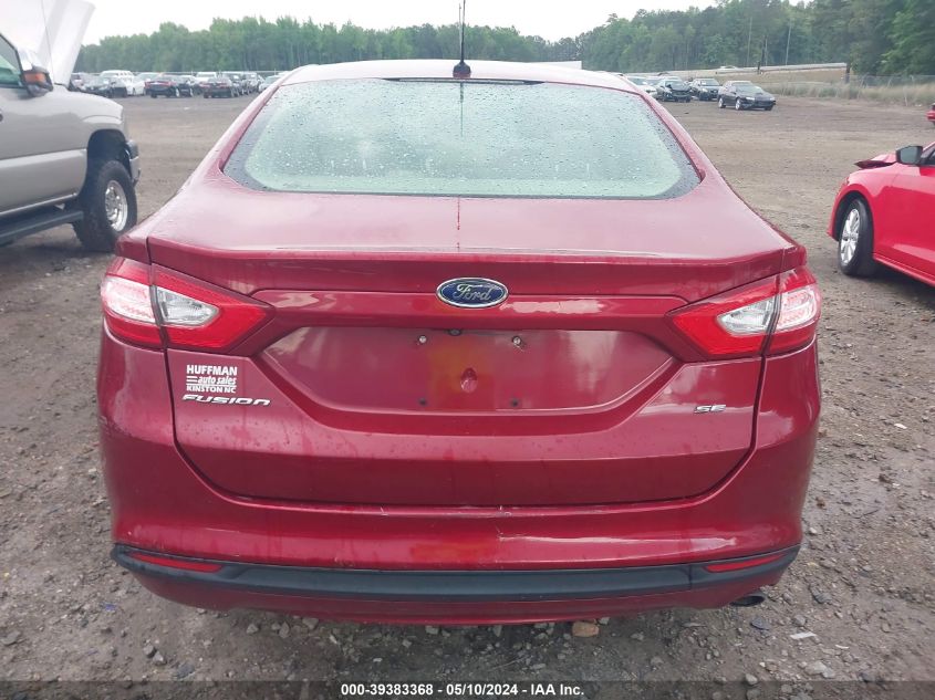 2016 FORD FUSION SE - 3FA6P0H76GR237325