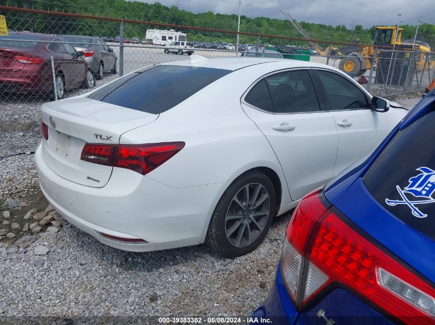 2017 Acura Tlx Technology Package VIN: 19UUB3F56HA001628 Lot: 39383382