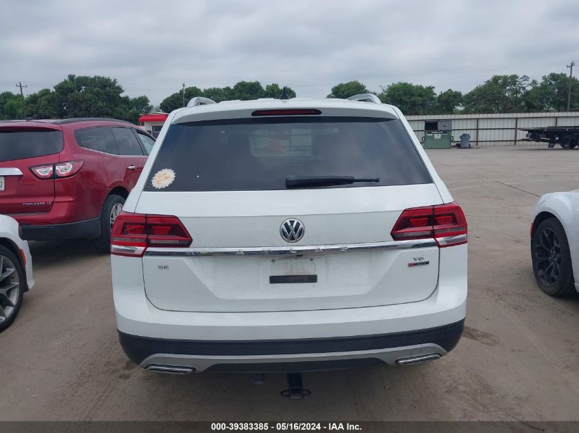 2019 Volkswagen Atlas 3.6L V6 Se W/Technology VIN: 1V2UR2CA3KC533015 Lot: 39383385