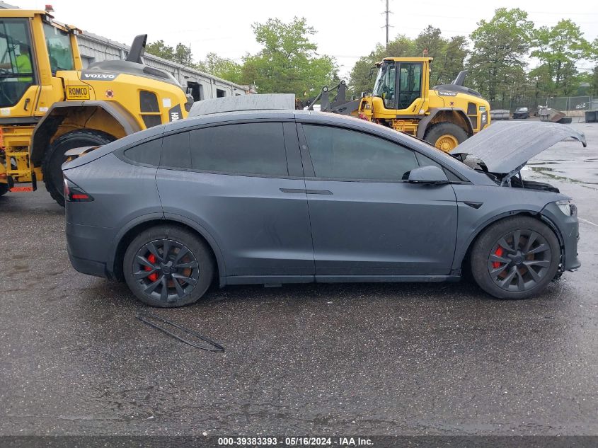 2023 Tesla Model X Plaid Tri Motor All-Wheel Drive VIN: 7SAXCBE61PF384285 Lot: 39383393
