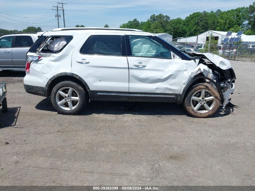 VIN 1FM5K8D89HGA41482 2017 FORD EXPLORER XLT