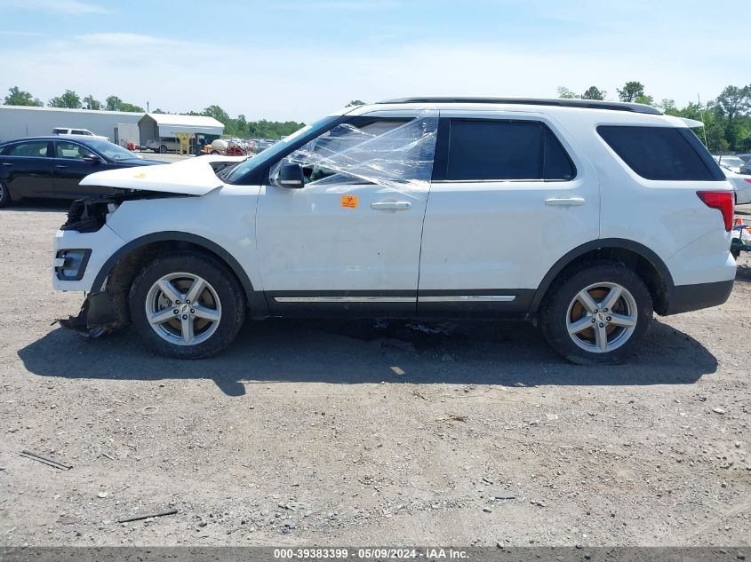 2017 Ford Explorer Xlt VIN: 1FM5K8D89HGA41482 Lot: 39383399