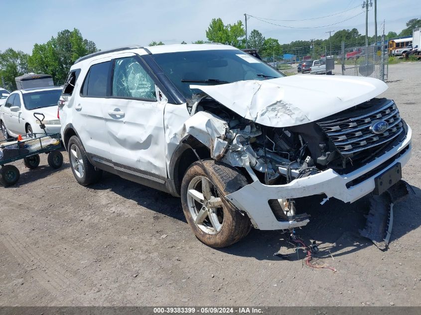 2017 Ford Explorer Xlt VIN: 1FM5K8D89HGA41482 Lot: 39383399