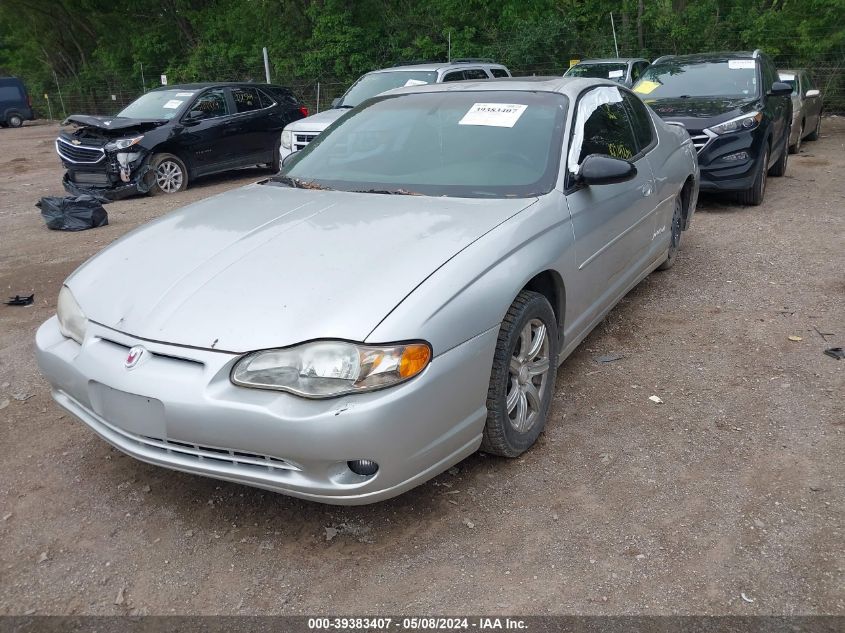 2G1WX15K929211530 | 2002 CHEVROLET MONTE CARLO