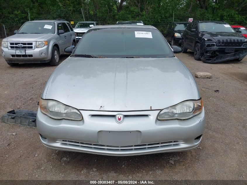 2G1WX15K929211530 | 2002 CHEVROLET MONTE CARLO