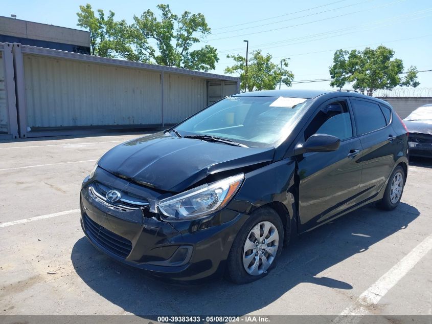 2017 Hyundai Accent Se VIN: KMHCT5AE4HU359363 Lot: 39383433