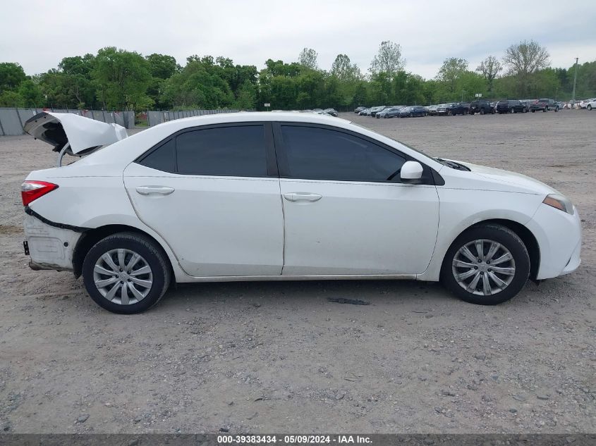 2014 Toyota Corolla Le VIN: 2T1BURHE1EC004377 Lot: 39383434