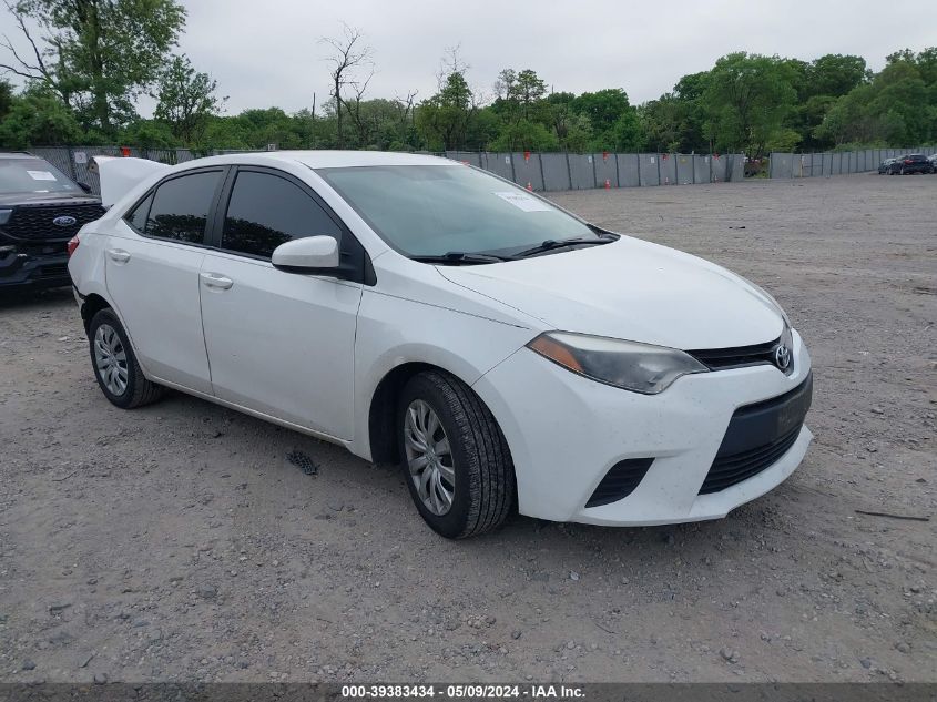 2014 Toyota Corolla Le VIN: 2T1BURHE1EC004377 Lot: 39383434