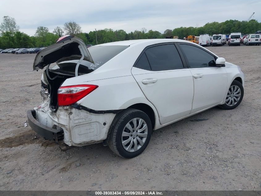 2014 Toyota Corolla Le VIN: 2T1BURHE1EC004377 Lot: 39383434