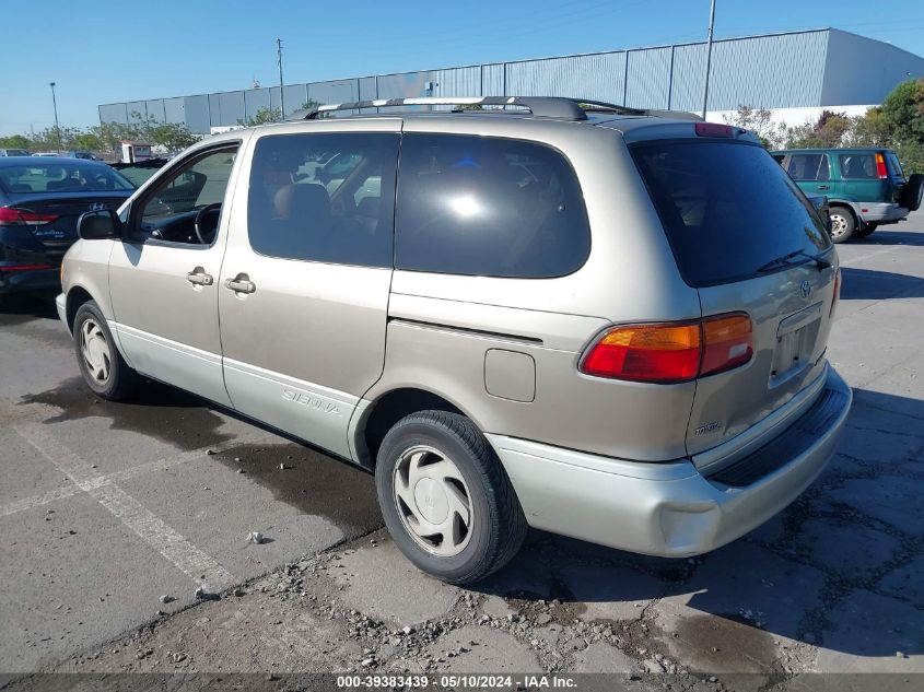 2000 Toyota Sienna Xle VIN: 4T3ZF13C9YU223632 Lot: 39383439