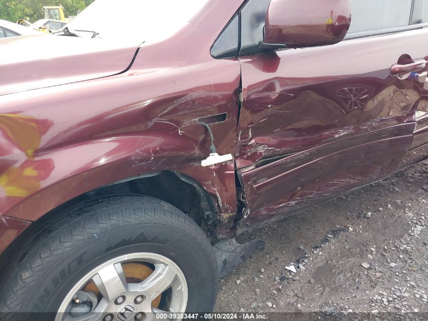 2008 Honda Pilot Se VIN: 5FNYF283X8B013024 Lot: 39383447