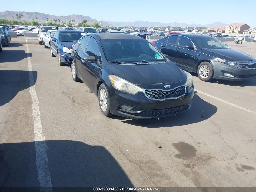 2014 Kia Forte Ex VIN: KNAFX4A8XE5054236 Lot: 39383460