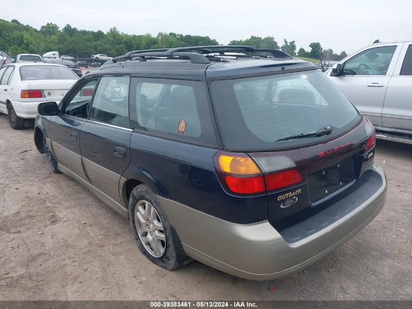 2001 Subaru Outback VIN: 4S3BH675417633342 Lot: 39383461