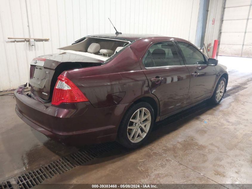 2011 Ford Fusion Sel VIN: 3FAHP0JG5BR305707 Lot: 39383468