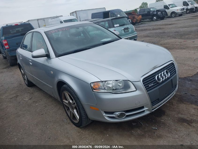 2006 Audi A4 2.0T VIN: WAUDF78E46A202929 Lot: 39383476