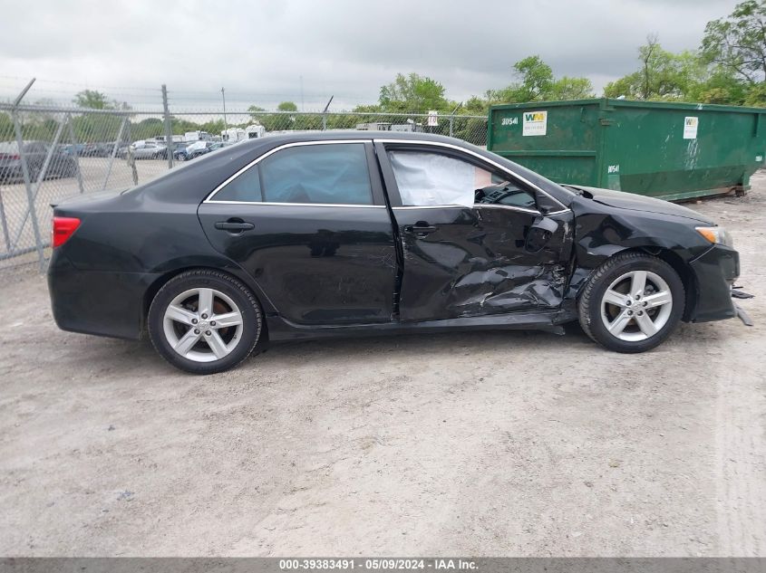 2012 Toyota Camry Se VIN: 4T1BF1FK6CU113692 Lot: 39383491