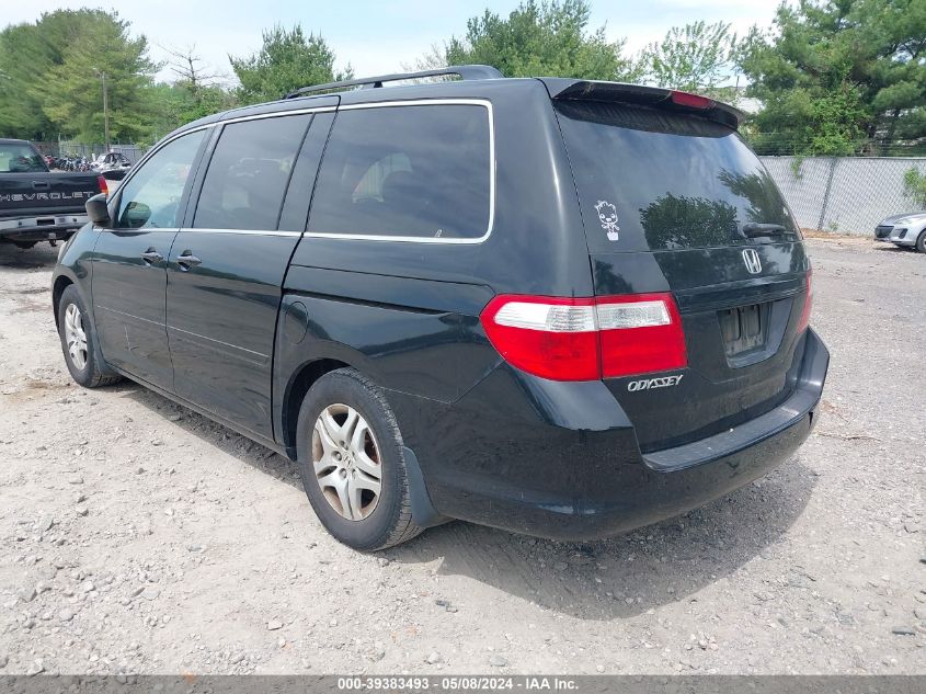 2007 Honda Odyssey Ex-L VIN: 5FNRL38737B066488 Lot: 39383493