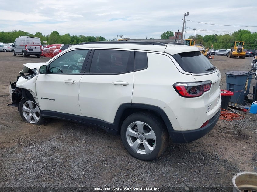 VIN 3C4NJDBB3MT546731 2021 JEEP COMPASS LATITUDE 4X4