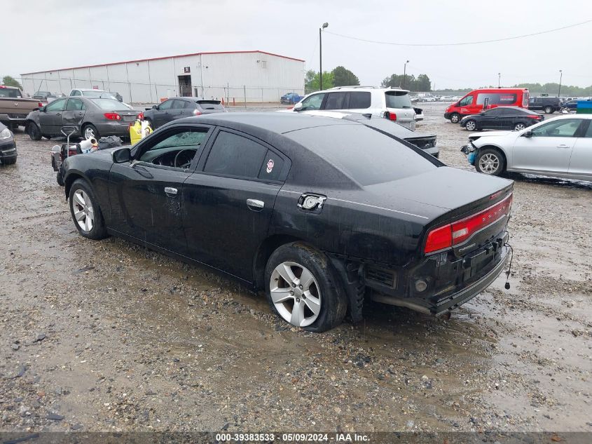 2013 Dodge Charger Se VIN: 2C3CDXBG5DH742906 Lot: 39383533