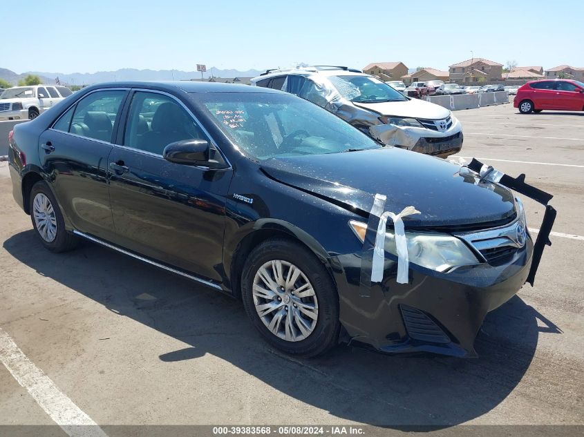 2014 Toyota Camry Hybrid Le VIN: 4T1BD1FK5EU138611 Lot: 39383568