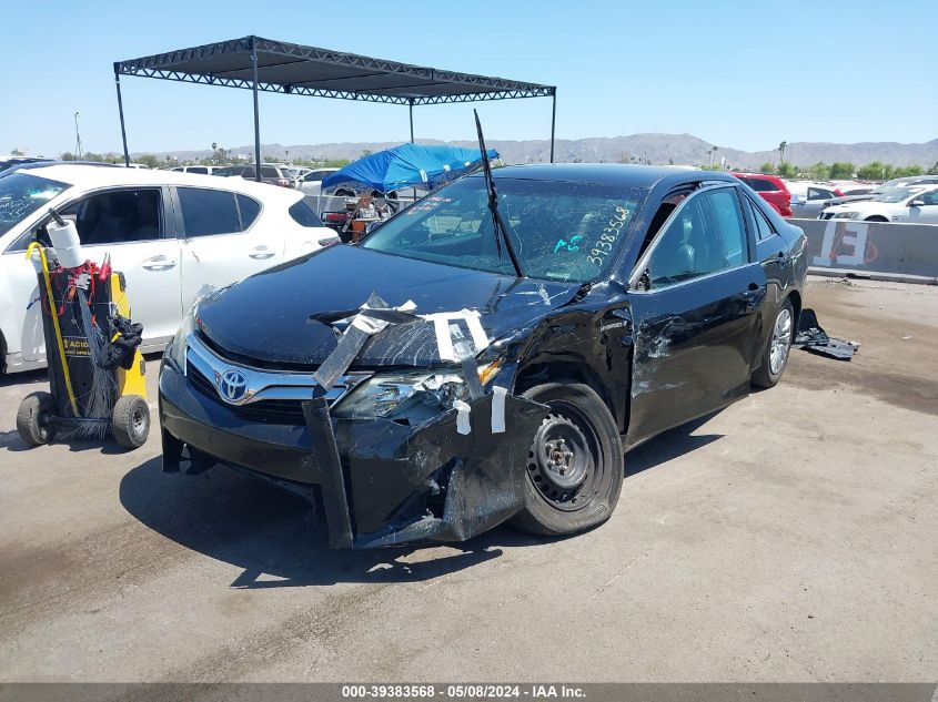 2014 Toyota Camry Hybrid Le VIN: 4T1BD1FK5EU138611 Lot: 39383568