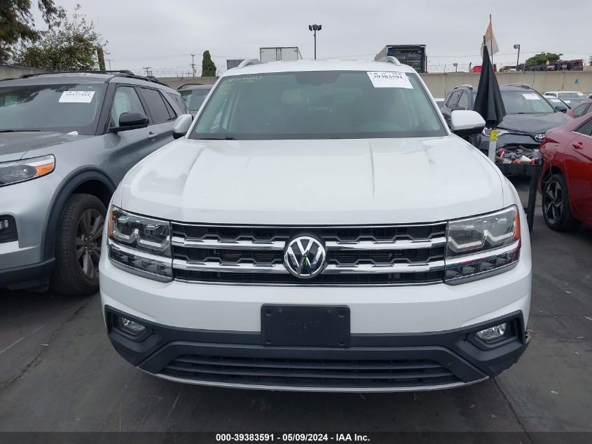 2018 Volkswagen Atlas 3.6L V6 Se VIN: 1V2CR2CA8JC551312 Lot: 39383591