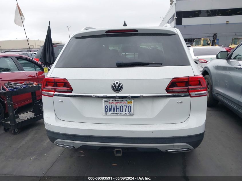 2018 Volkswagen Atlas 3.6L V6 Se VIN: 1V2CR2CA8JC551312 Lot: 39383591