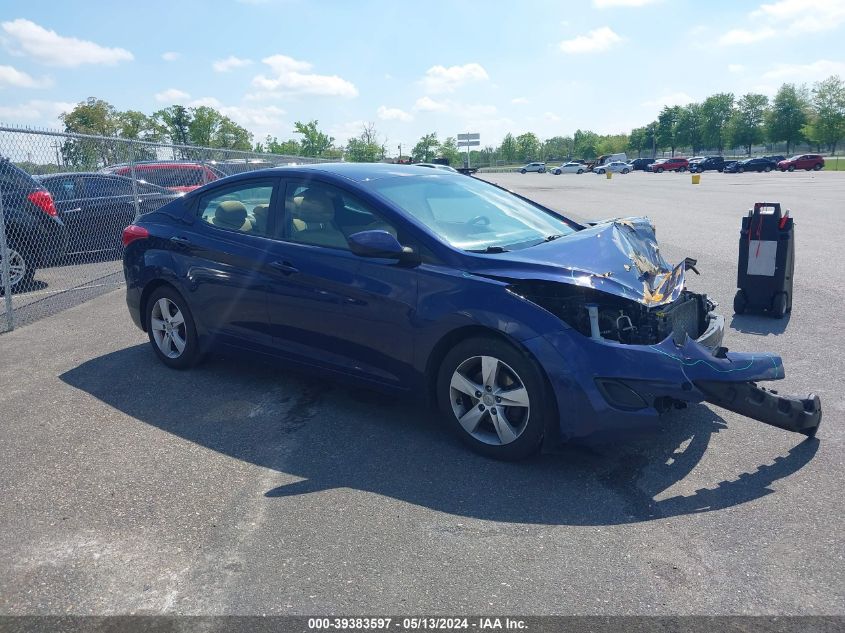 2013 Hyundai Elantra Gls VIN: 5NPDH4AE1DH374069 Lot: 39383597