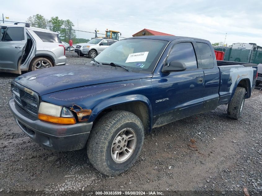 2002 Dodge Dakota VIN: 1B7GG12X12S520774 Lot: 39383599
