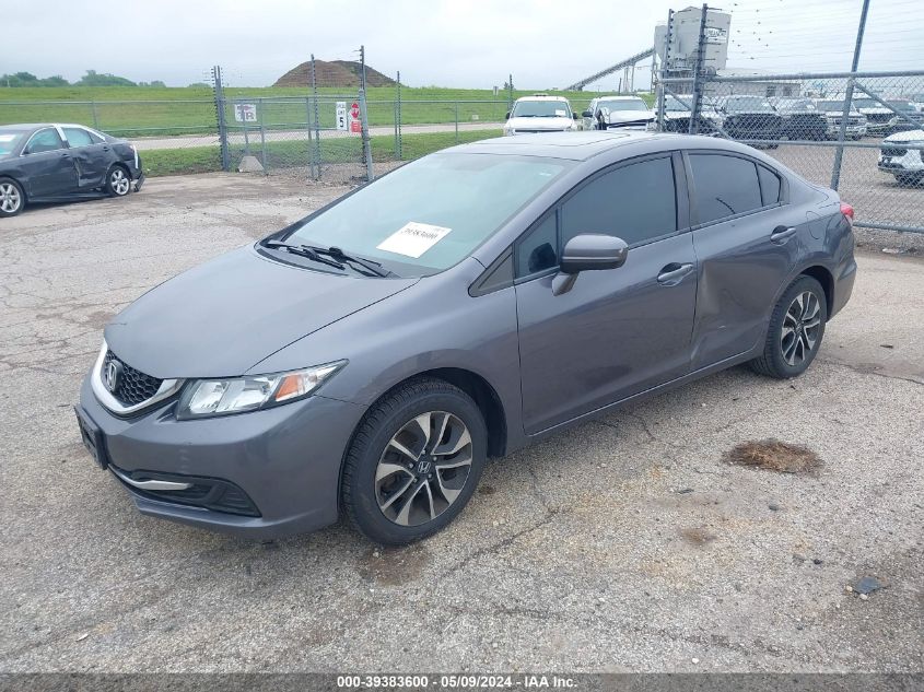 2014 Honda Civic Ex VIN: 19XFB2F84EE231723 Lot: 39383600