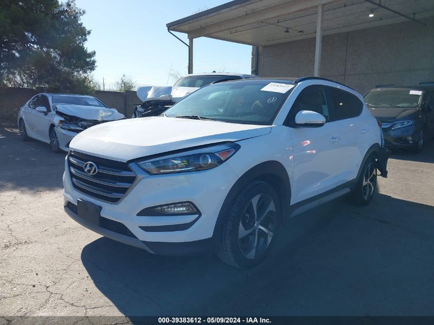 2018 Hyundai Tucson Value VIN: KM8J33A22JU794583 Lot: 39383612