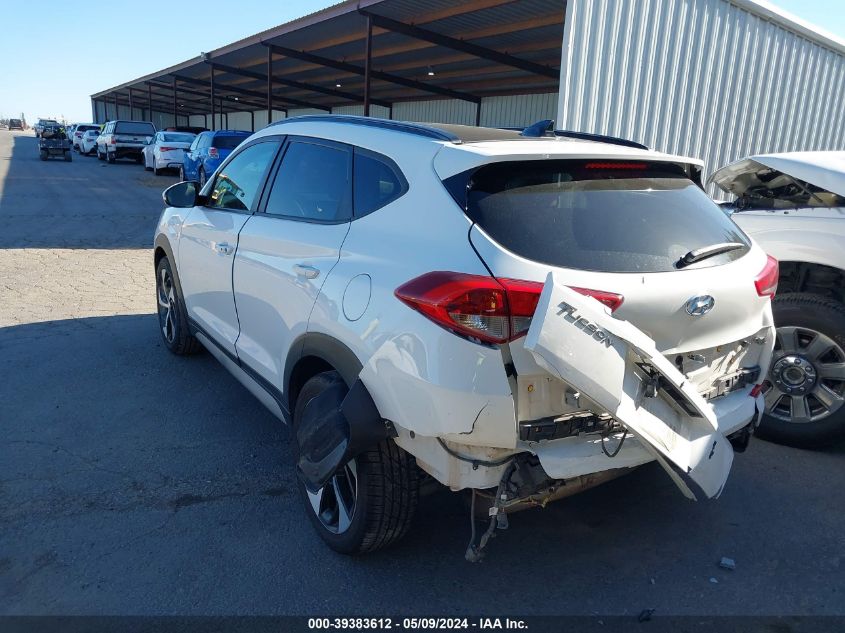 2018 Hyundai Tucson Value VIN: KM8J33A22JU794583 Lot: 39383612