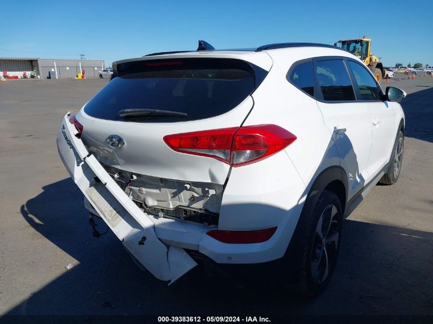 2018 Hyundai Tucson Value VIN: KM8J33A22JU794583 Lot: 39383612