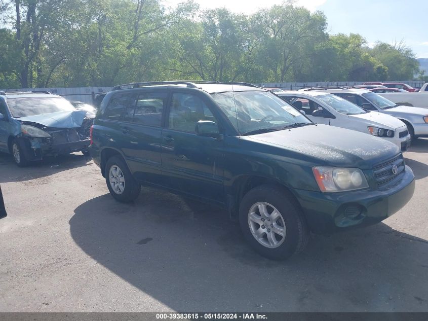 2002 Toyota Highlander Limited VIN: JTEHF21AX20059835 Lot: 39383615