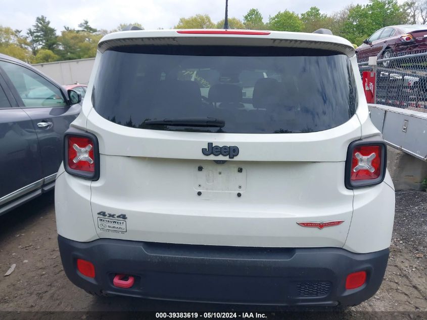 2016 Jeep Renegade Trailhawk VIN: ZACCJBCTXGPD98849 Lot: 39383619