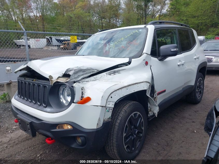 2016 Jeep Renegade Trailhawk VIN: ZACCJBCTXGPD98849 Lot: 39383619