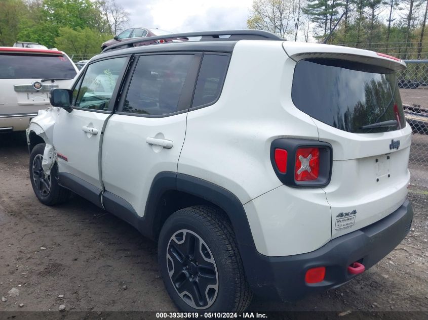 2016 Jeep Renegade Trailhawk VIN: ZACCJBCTXGPD98849 Lot: 39383619