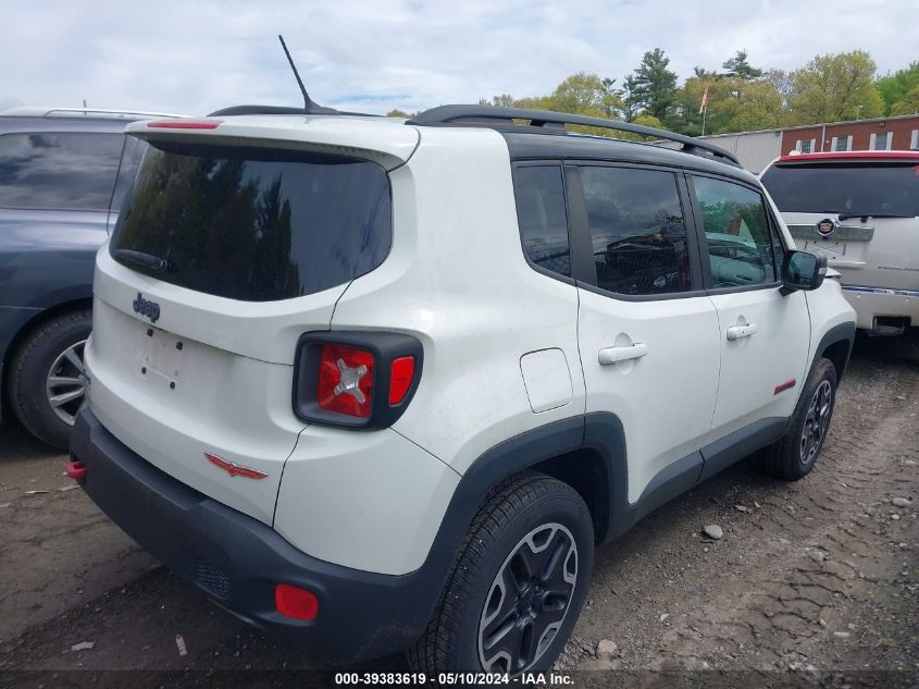 2016 Jeep Renegade Trailhawk VIN: ZACCJBCTXGPD98849 Lot: 39383619