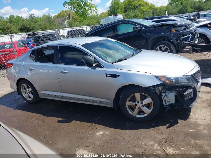 2015 Kia Optima Lx VIN: 5XXGM4A76FG465170 Lot: 39383620