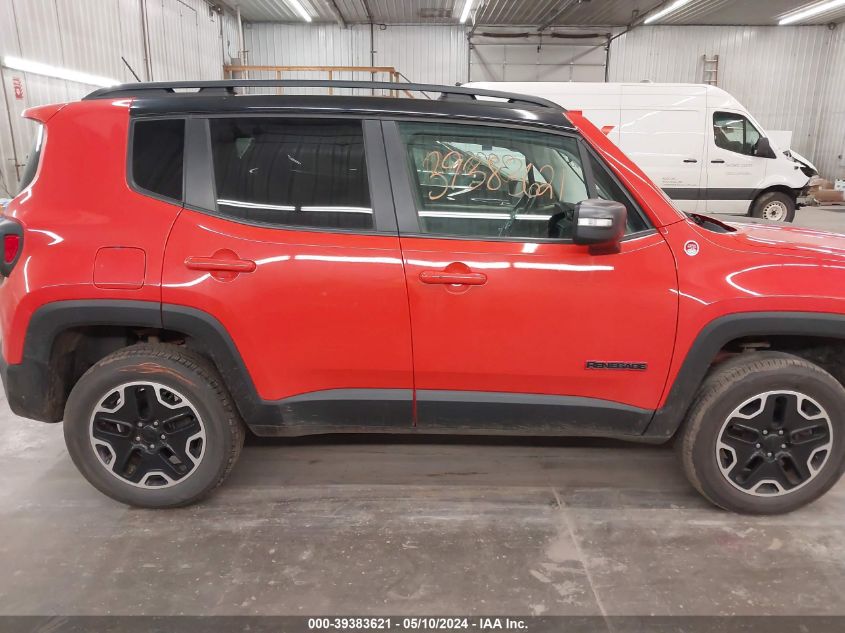 2016 Jeep Renegade Trailhawk VIN: ZACCJBCT5GPD17899 Lot: 39383621