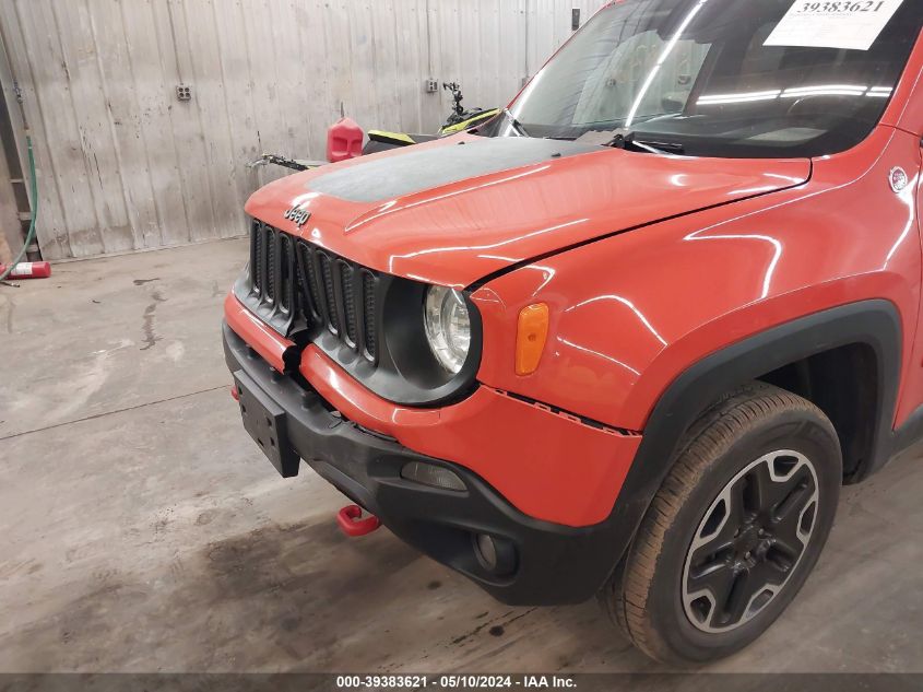 2016 Jeep Renegade Trailhawk VIN: ZACCJBCT5GPD17899 Lot: 39383621