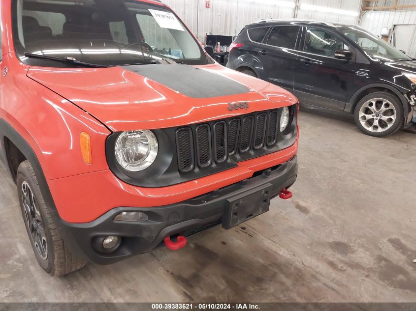 2016 Jeep Renegade Trailhawk VIN: ZACCJBCT5GPD17899 Lot: 39383621