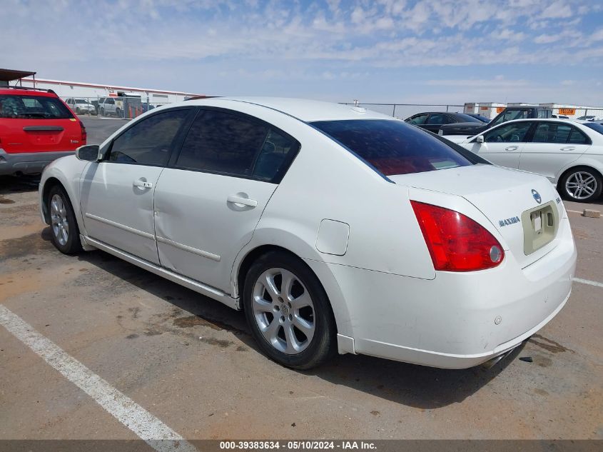 2008 Nissan Maxima 3.5 Sl VIN: 1N4BA41E38C804848 Lot: 39383634